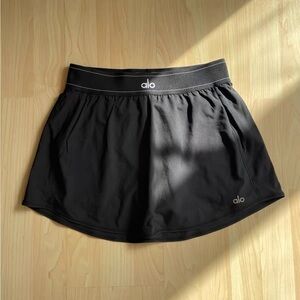 ALO Yoga Black Athletic Skort